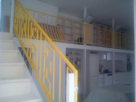 Art-deko lépcső korlát